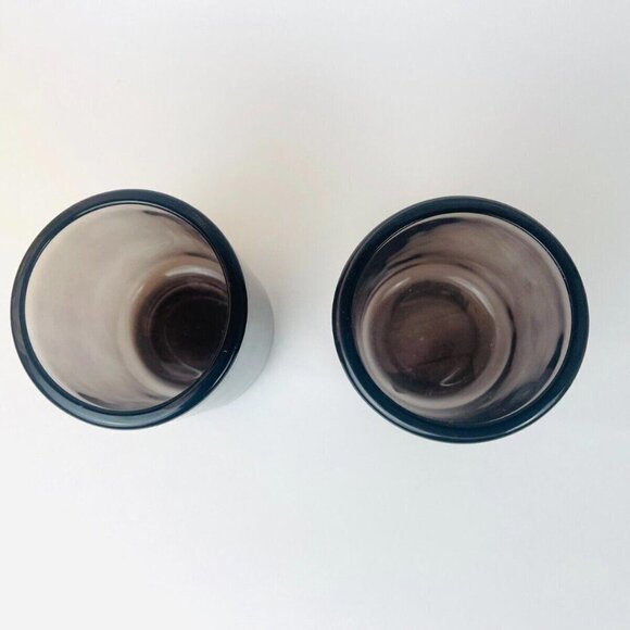 Gray Clear Color Votive Candle Holders Set of 2 3.5 Inch Kirkland EUC 🖤 - Picture 3 of 4